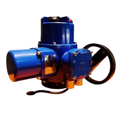 0.15 KW Attuatore elettrico di rotazione per parti elettriche 400NM 50Hz Attuatore elettrico industriale